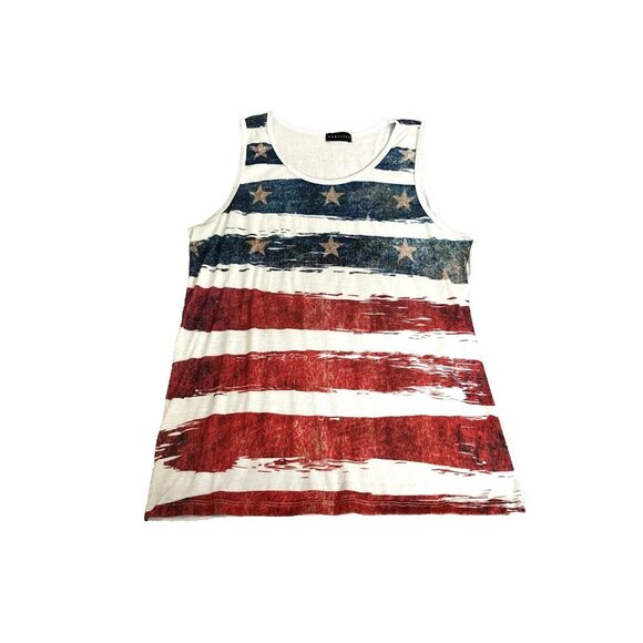 Nobility Shirt Womens Extra Large Tank Sleeveless USA Independence Day July 4th‎ - Picture 1 of 6